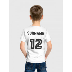  Tricou personalizat pentru copii cu număr